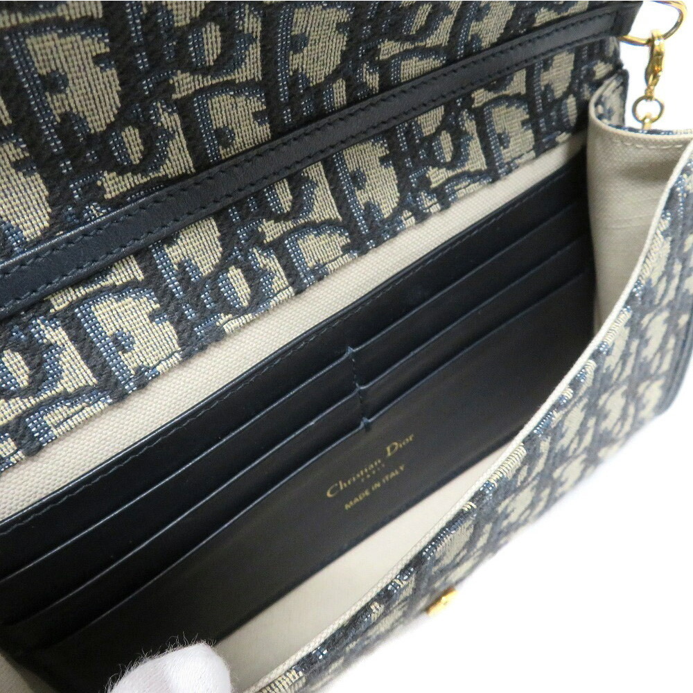 Dior Boy Chain Wallet Oblique Jacquard - Picture 7 of 11
